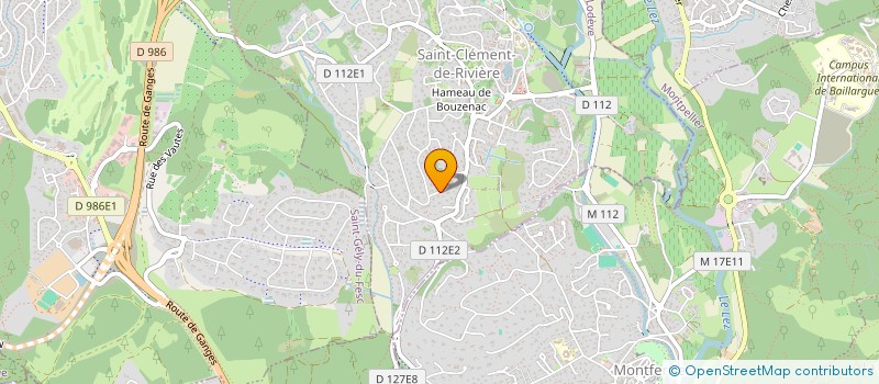 localisation de l'entreprise SYNCAB  SAINT-CLEMENT-DE-RIVIERE