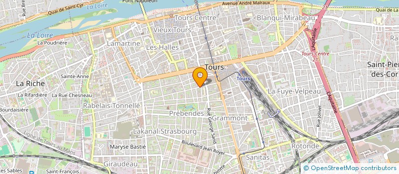 localisation de l'entreprise SYNCHRO à TOURS