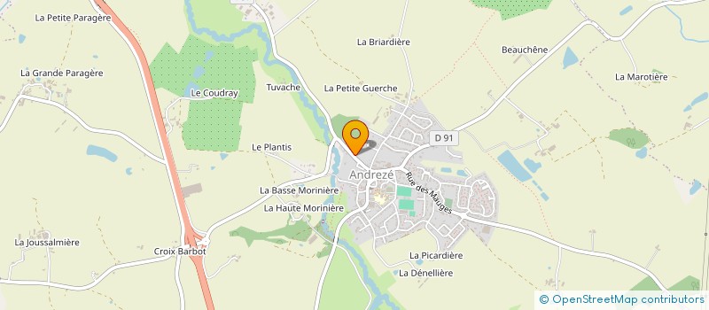 localisation de l'entreprise SYNCHRO à BEAUPREAU-EN-MAUGES