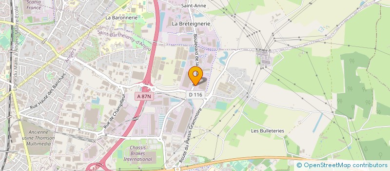 localisation de l'entreprise SYNCHRO DIFFUSION à SAINT-BARTHELEMY-D'ANJOU