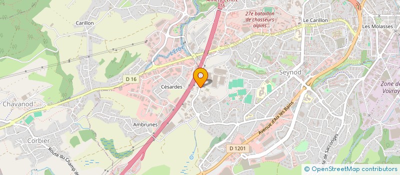 localisation de l'entreprise SYNCHROMED à ANNECY