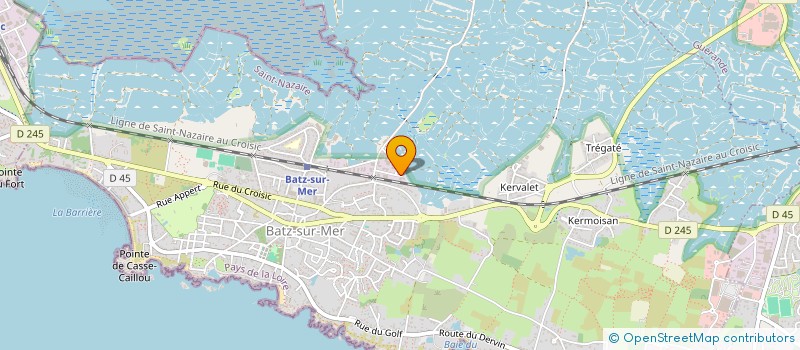 localisation de l'entreprise SYNCHRONE A&M  BATZ-SUR-MER