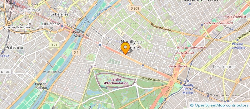 localisation de l'entreprise SYNCHRONE RESSOURCES HUMAINES à NEUILLY-SUR-SEINE