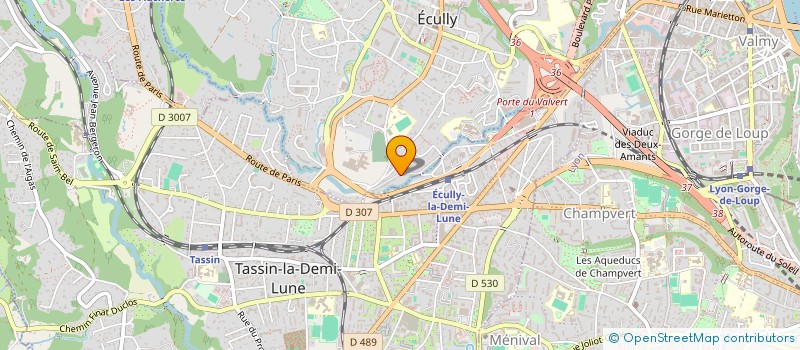 localisation de l'entreprise SYNCHRONICITE  ECULLY