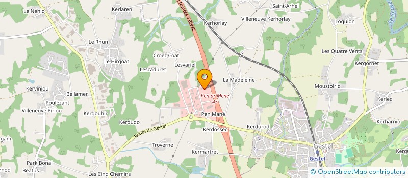 localisation de l'entreprise SYNCHRONICITY à GUIDEL