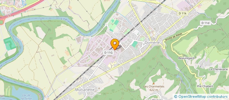 localisation de l'entreprise SYNCHRONISME PRODUCTIONS  DOMENE