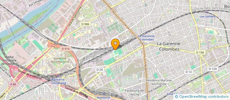 localisation de l'entreprise SYNCHROSOFT à LA GARENNE-COLOMBES