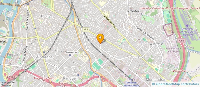 localisation de l'entreprise SYNCICAT COPRO 2B RUE DU PETIT PRINCE à TOULOUSE