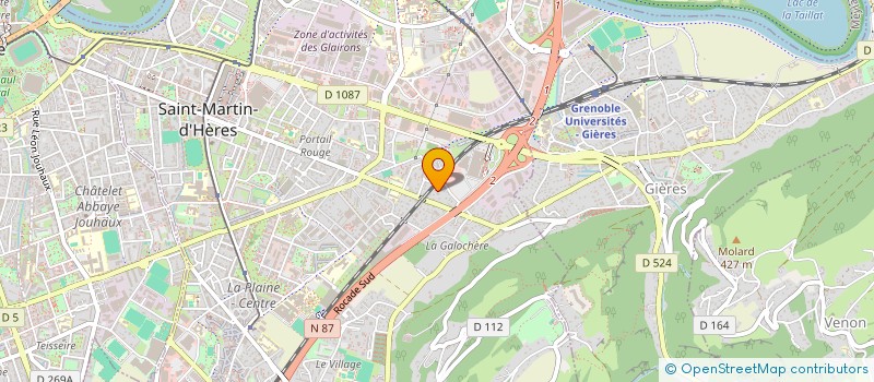 localisation de l'entreprise SYNCOOPE  SAINT-MARTIN-D'HERES