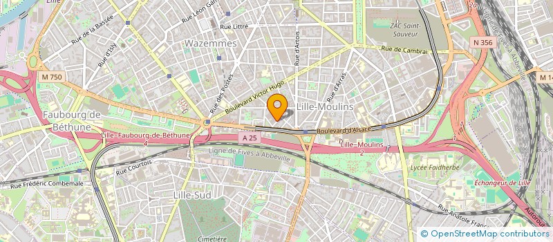 localisation de l'entreprise SYNCOPE & CINQ QUATRE  LILLE