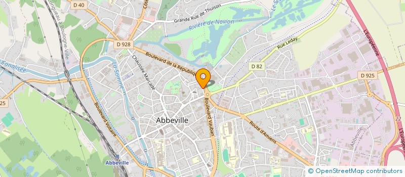 localisation de l'entreprise SYNCOPE EN SOMME à ABBEVILLE