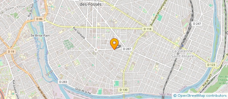 localisation de l'entreprise SYND 1 RUE DU DOCTEUR ROUX 94 SAINT MAUR à SAINT-MAUR-DES-FOSSES