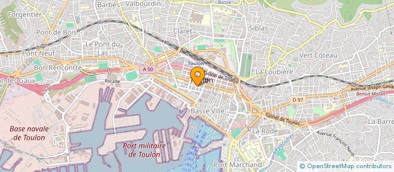 localisation de l'entreprise SYND 6 R GUIOL ET BD STRASBOURG N 7  TOULON