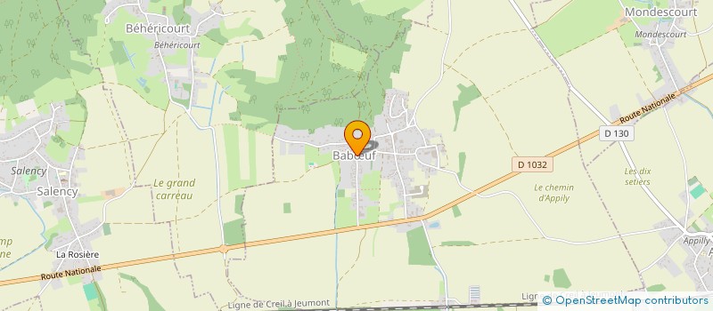 localisation de l'entreprise SYND A VOCATION MULTIPLE DE LA VALLEE EST DE L OISE  BABUF