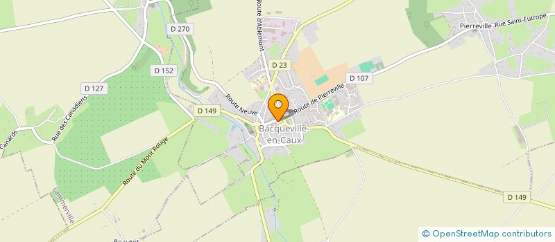 localisation de l'entreprise SYND A VOCATION SCOLAIRE DES ECOLES ELEMENTAIRES ET MATERNELLES DE BACQUEVILLE ENCAUX à BACQUEVILLE-EN-CAUX