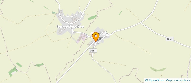 localisation de l'entreprise SYND ADDUCT EAU SONS ET RONCHERES...  CHATILLON-LES-SONS