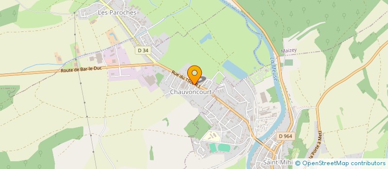 localisation de l'entreprise SYND ADDUCTION EAU POTABLE DES PAROCHES à CHAUVONCOURT