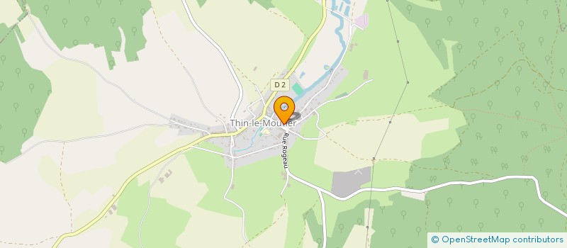 localisation de l'entreprise SYND ADDUCTION EAU POTABLE THIN MOUTIER à THIN-LE-MOUTIER