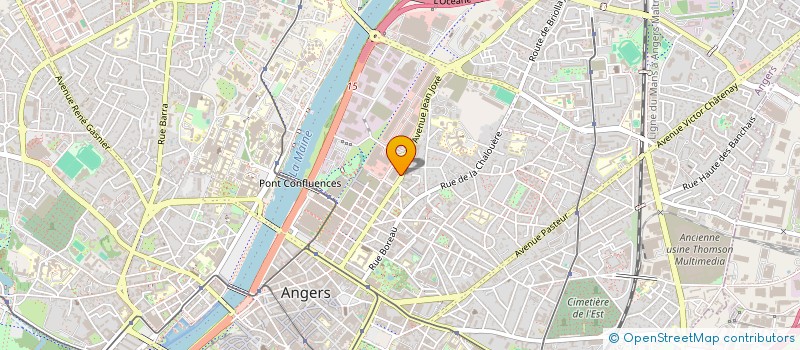 localisation de l'entreprise SYND AGRIC PRODUCTEURS FORESTIERS à ANGERS