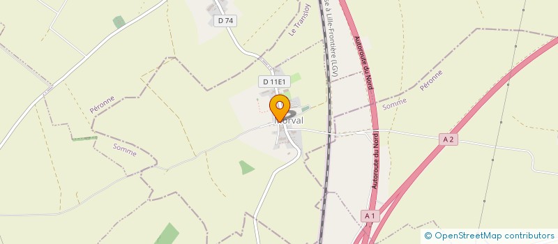 localisation de l'entreprise SYND ALIM EAU POTABLE LESBOEUFS MORVAL à MORVAL