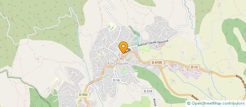 localisation de l'entreprise SYND ALIME EN EAU POTAB FORCALQUIER MANE à FORCALQUIER