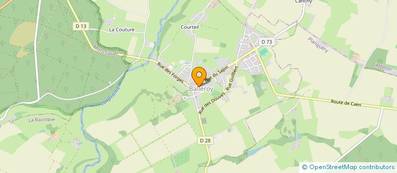 localisation de l'entreprise SYND ALIMENTATION EAU POTABLE BALLEROY à BALLEROY-SUR-DROME