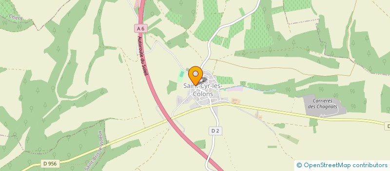 localisation de l'entreprise SYND ALIMENTATION EN EAU CHANTEMERLE à SAINT-CYR-LES-COLONS