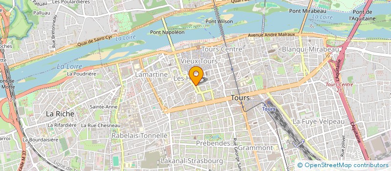 localisation de l'entreprise SYND ARTIS REPAR AUTO I ET L à TOURS