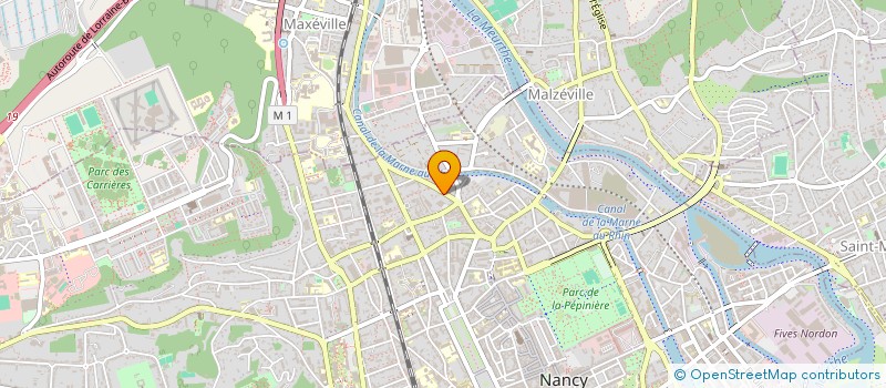 localisation de l'entreprise SYND ARTISANS DE L AUTOMOBILE à NANCY