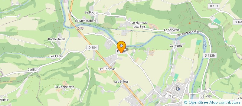 localisation de l'entreprise SYND ASSAINISSEMENT CLECY-LE VEY à CLECY