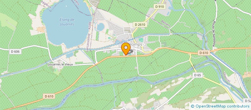 localisation de l'entreprise SYND ASSEMBLAGE VINS CORBIERES  LEZIGNAN-CORBIERES