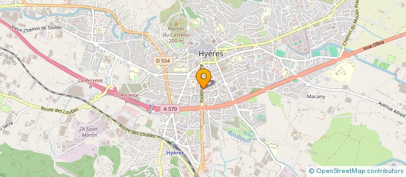 localisation de l'entreprise SYND AV GAMBETTA N 51 à HYERES