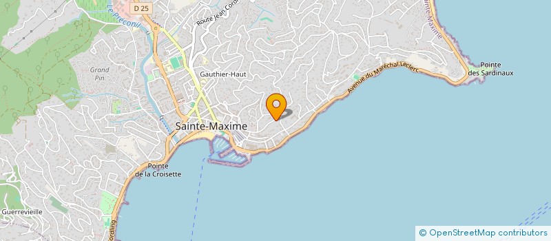 localisation de l'entreprise SYND BEAUSITE à SAINTE-MAXIME