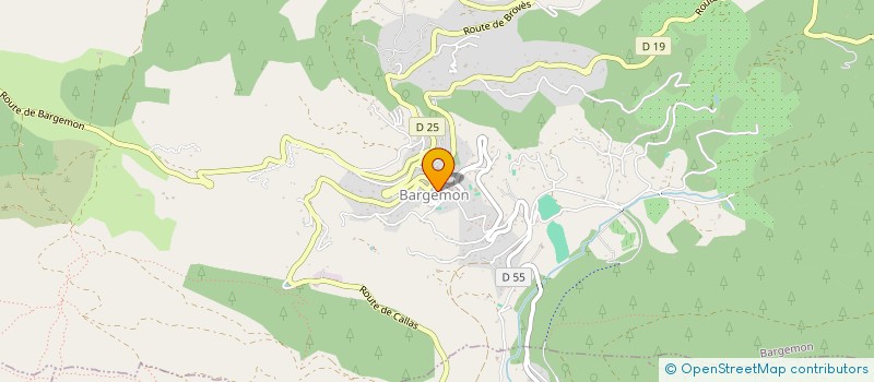 localisation de l'entreprise SYND BEL AZUR  CALLAS