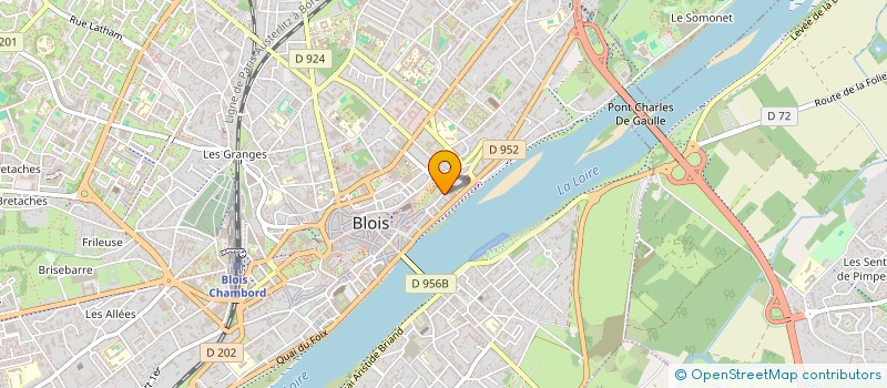 localisation de l'entreprise SYND BENEVOLE DE COPROPRIETE  BLOIS