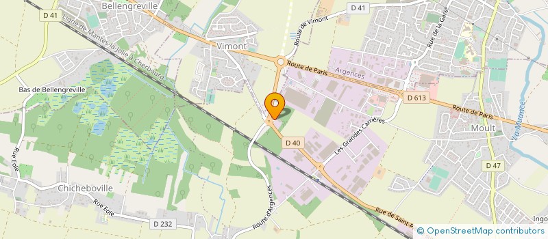 localisation de l'entreprise SYND BETTERAVIER CALVADOS SARTHE ORNE  MOULT-CHICHEBOVILLE