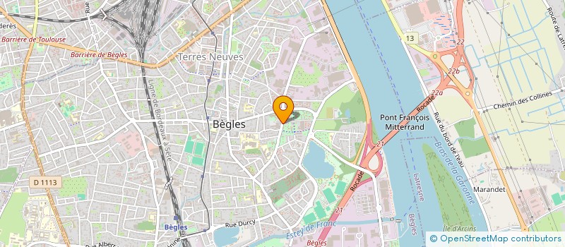 localisation de l'entreprise SYND BIENFAIS ET DEFENSE INTER à BEGLES