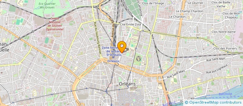 localisation de l'entreprise SYND BUREAUX EMILE ZOLA à ORLEANS
