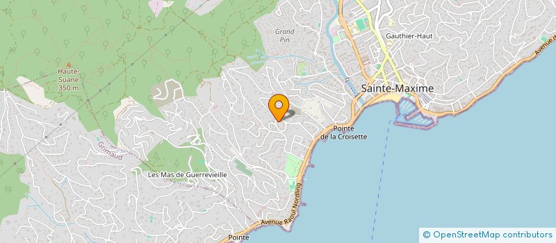 localisation de l'entreprise SYND CAP CROISETTE à SAINTE-MAXIME