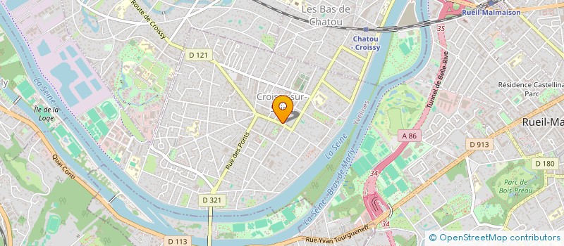 localisation de l'entreprise SYND CCOPR DU GBD HOSTACHY  CROISSY-SUR-SEINE