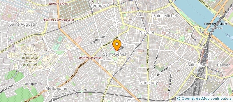 localisation de l'entreprise SYND CFDT CHIMIE ENERGIE NORD AQUITAINE à BORDEAUX
