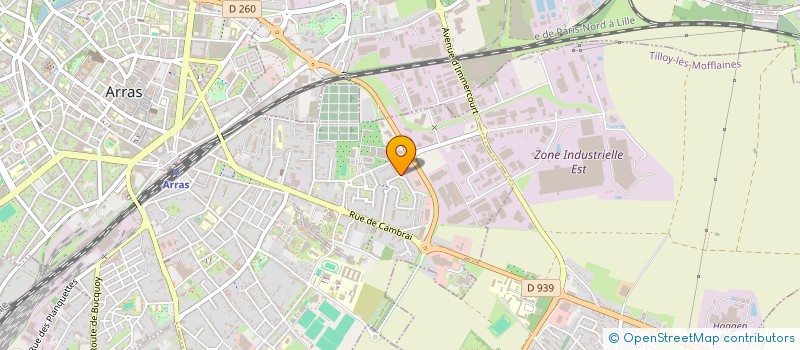 localisation de l'entreprise SYND CGT CIE GENERALE EAUX ARTOIS FLANDR à ARRAS