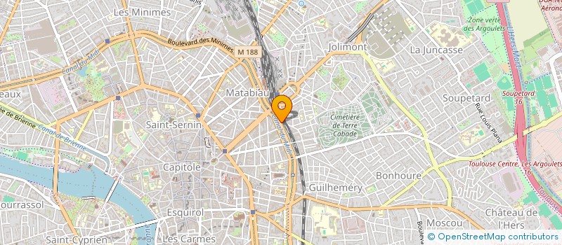 localisation de l'entreprise SYND CGT DES POSTES DE LA HTE GARONNE à TOULOUSE