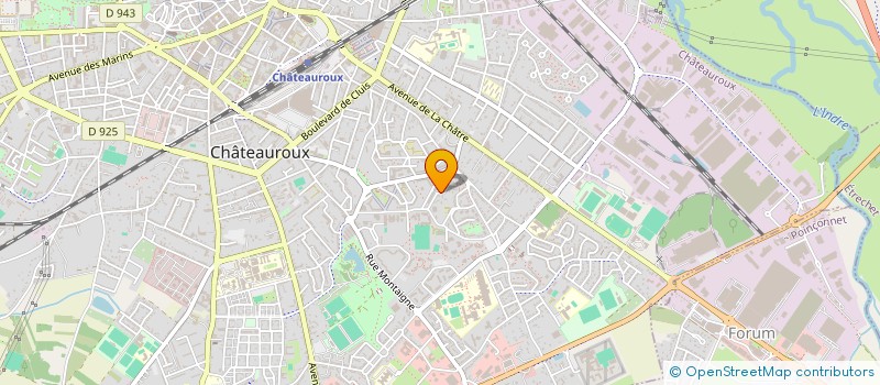 localisation de l'entreprise SYND CGT DES PTT L'INDRE à CHATEAUROUX
