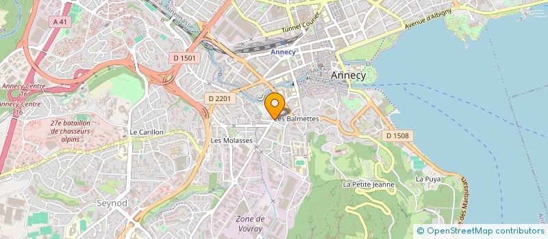 localisation de l'entreprise SYND CHIRURG DENTISTE H SAVOIE  ANNECY