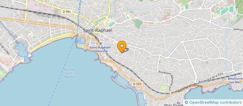 localisation de l'entreprise SYND CLOS DES PINS à SAINT-RAPHAEL