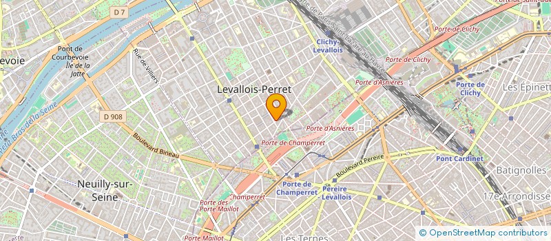 localisation de l'entreprise SYND CO 75 R L.MICHEL 92 LEVALLOIS PER à LEVALLOIS-PERRET