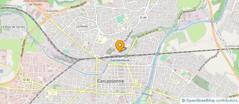 localisation de l'entreprise SYND CO PRO DE L'ECLUSE  CARCASSONNE