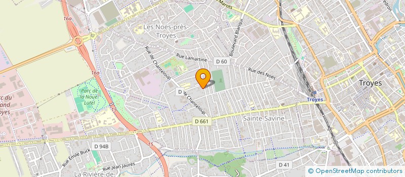 localisation de l'entreprise SYND CO PROP 59 LA FONTAINE  SAINTE-SAVINE