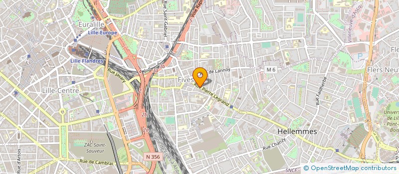 localisation de l'entreprise SYND CO PROP RESIDENCE MALSENCE à LILLE